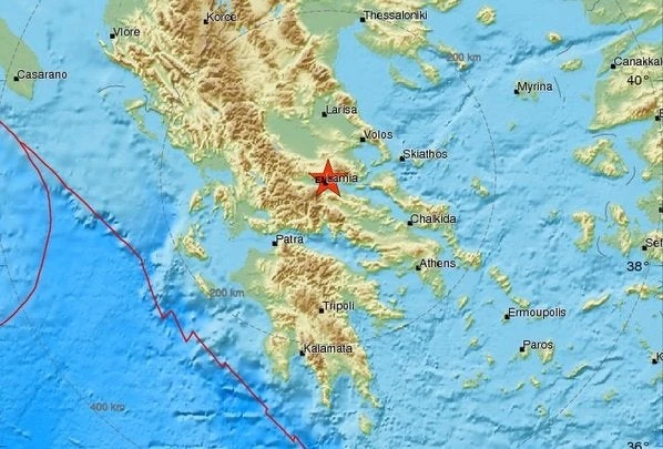 Έκτακτο: Σεισμός κοντά στη Λαμία